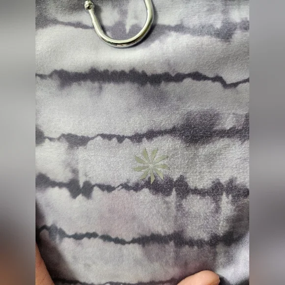 Athleta Elation Printed Capri Tight - Tahiti Dusk Purple - Picture 7 of 9